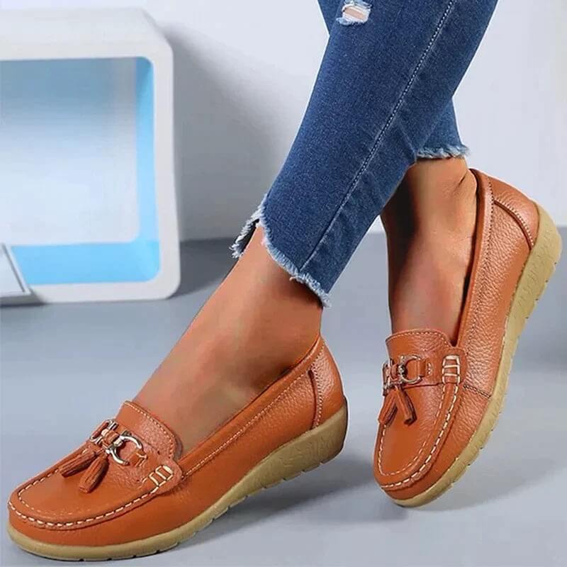 Comfort Leather Orthopedic Slip-Ons
