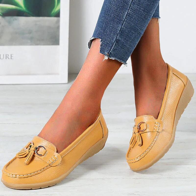 Comfort Leather Orthopedic Slip-Ons