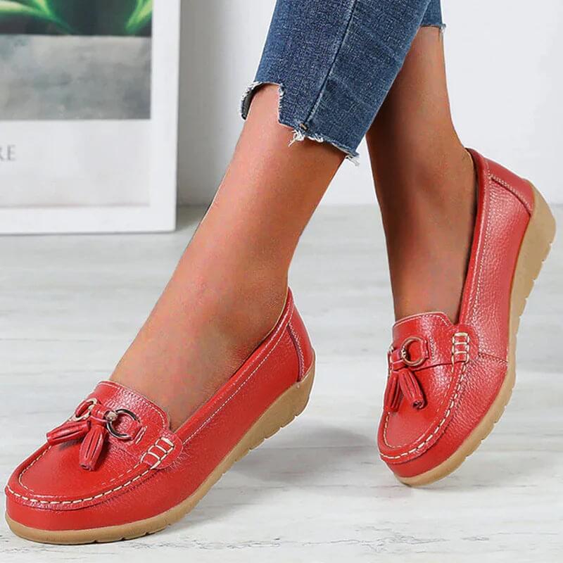 Comfort Leather Orthopedic Slip-Ons