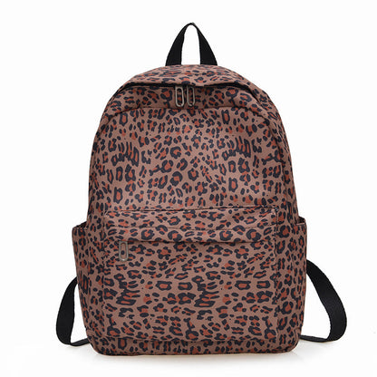 Leopard Print Backpack
