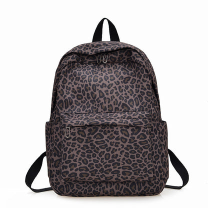 Leopard Print Backpack