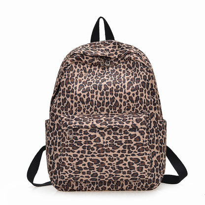 Leopard Print Backpack