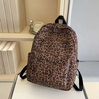 Leopard Print Backpack