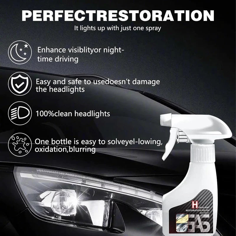 Limited Stock 50% OFF A Mechanic’s Secret Spray - Headlight Restoration Spray