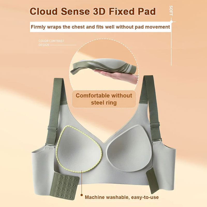 Wireless Lift Bra with Anti-Sagging Support