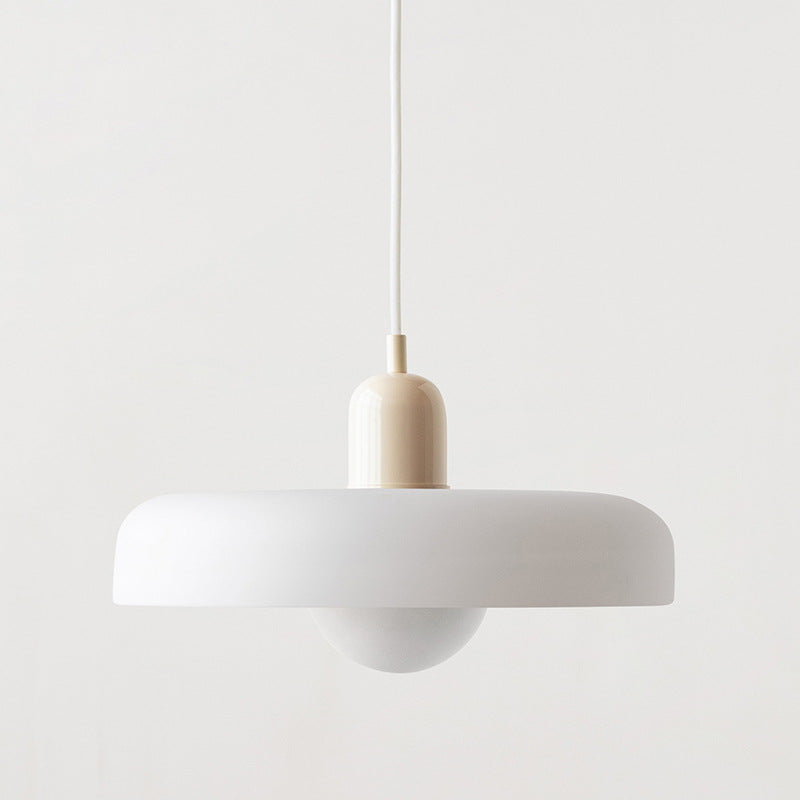 Liora Bauhaus Colored Glass Pendant Light With Adjustable Height