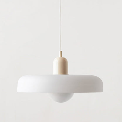 Liora Bauhaus Colored Glass Pendant Light With Adjustable Height