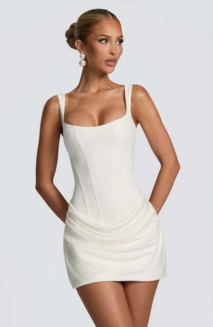 Liora Corset Mini Dress — Flattering Fit for Day & Evening Wear