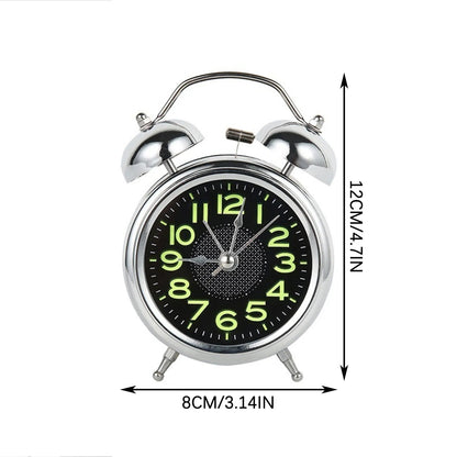 LOUDLUX – Extra loud retro double bell alarm clock for heavy sleepers