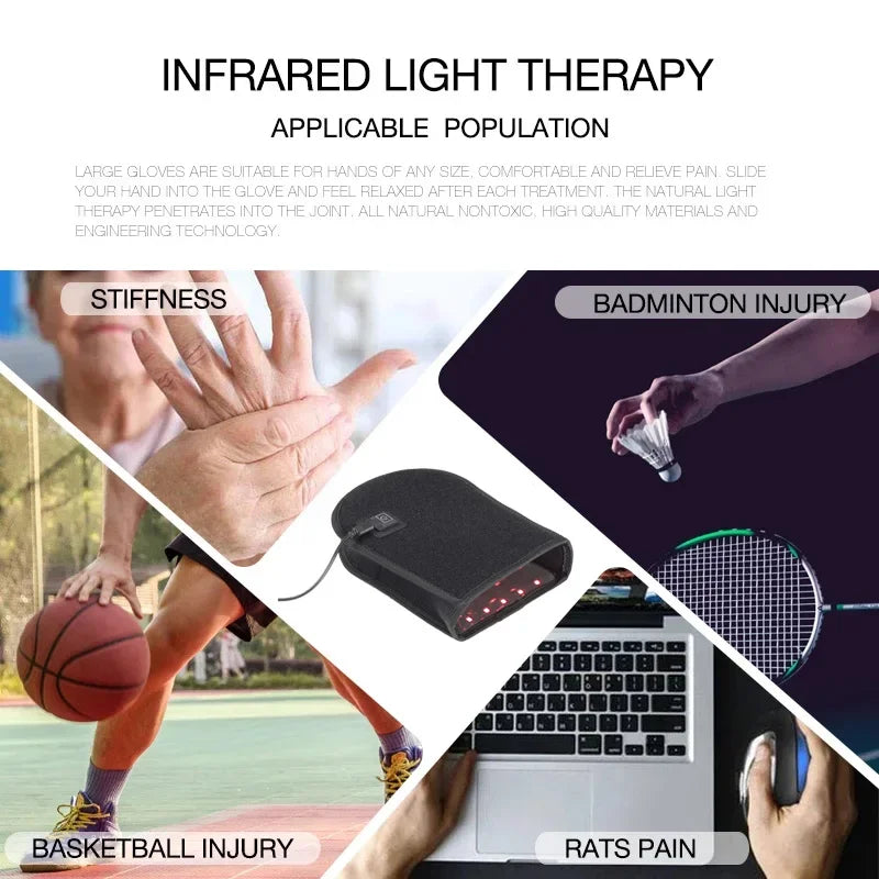 Red Light Therapy Glove for Hand Joint Discomfort