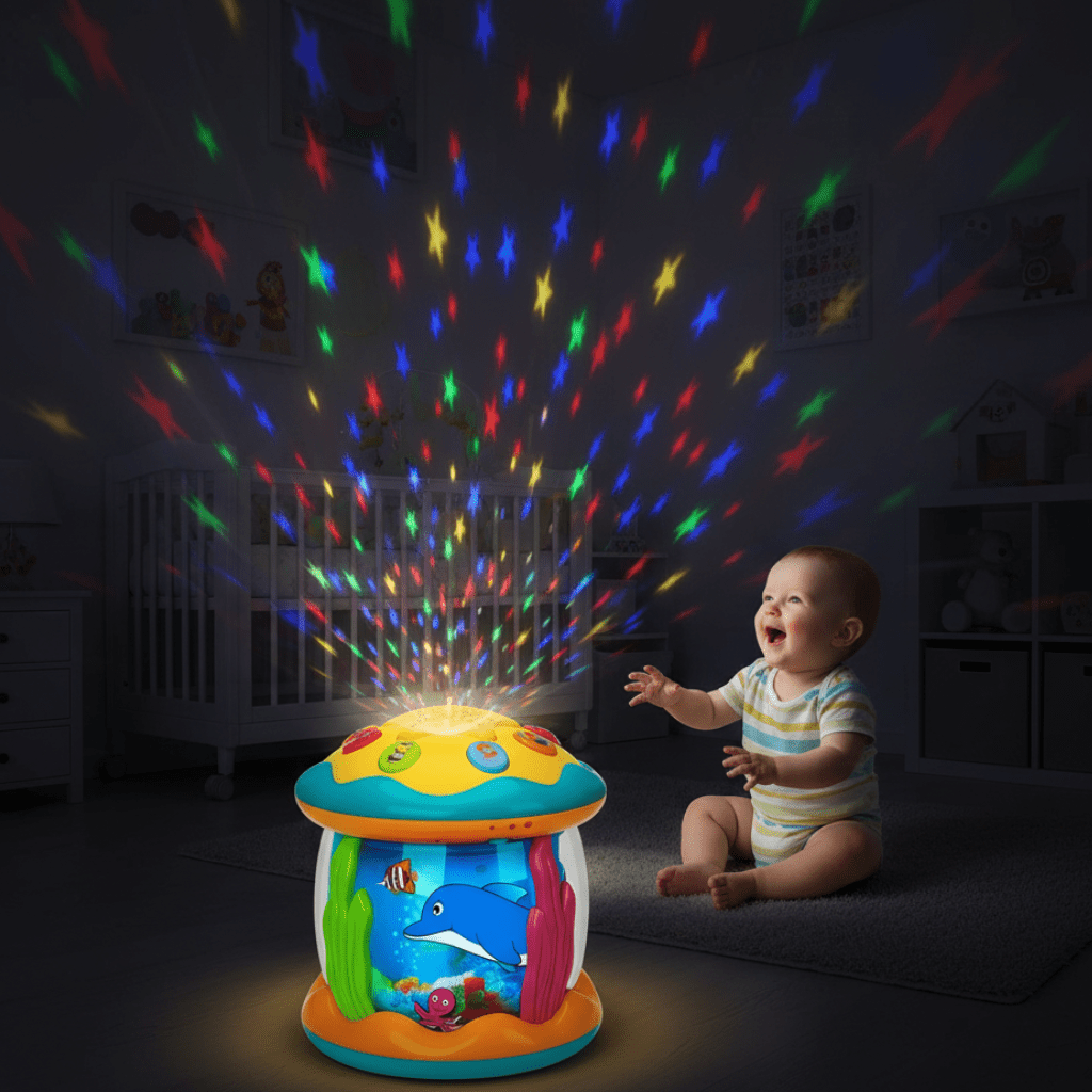 LUMIBEATS – Magical Baby Toy Drum with Light and Sound