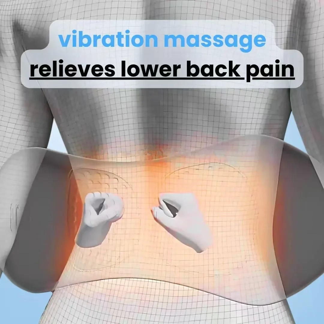 Heated Lumbar Massager for Back Pain Relief