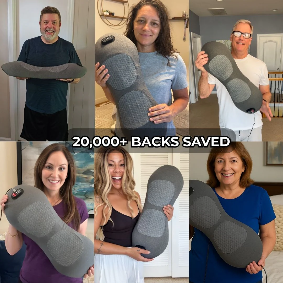 Heated Lumbar Massager for Back Pain Relief