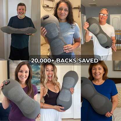 Heated Lumbar Massager for Back Pain Relief