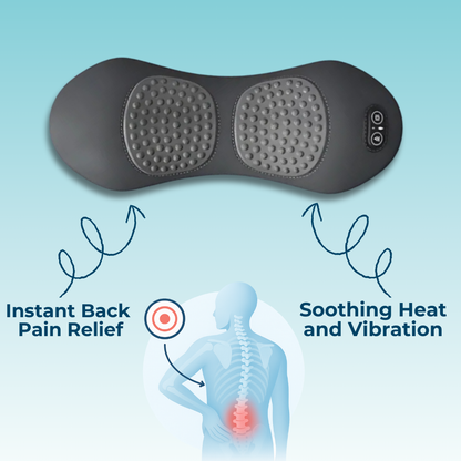 Heated Lumbar Massager for Back Pain Relief