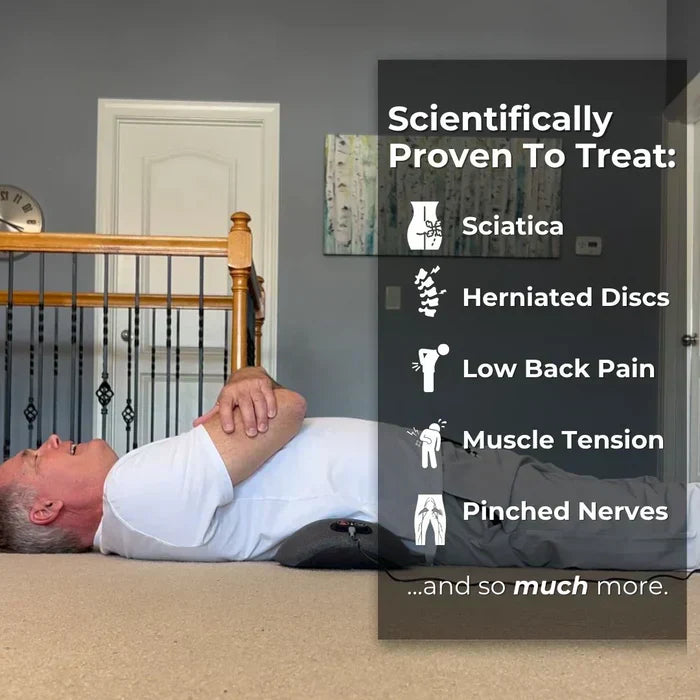 Heated Lumbar Massager for Back Pain Relief