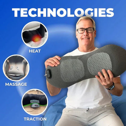 Heated Lumbar Massager for Back Pain Relief