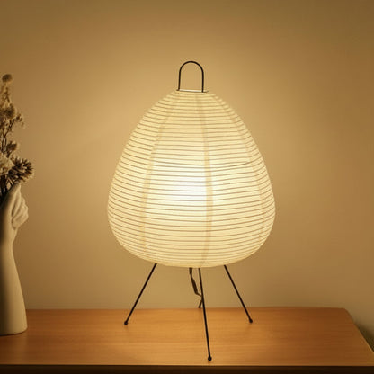 LUMIRICE – Elegant Table Lamp Made of Rice Paper in Japanese Design