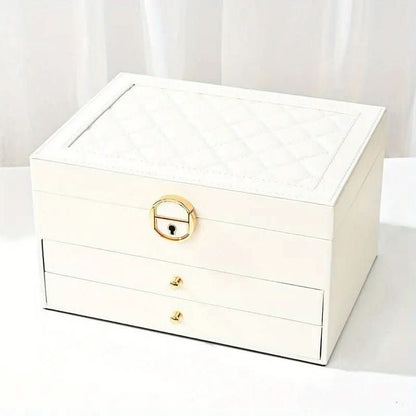 LUXE JEWEL - Elegant leather jewellery box for stylish storage