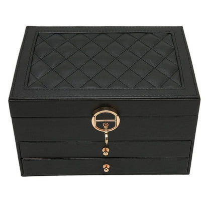 LUXE JEWEL - Elegant leather jewellery box for stylish storage