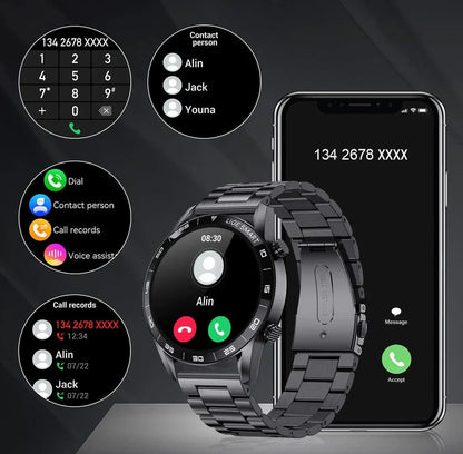 Luxe Men's Smartwatch | Multisport Mode | Health Monitoring