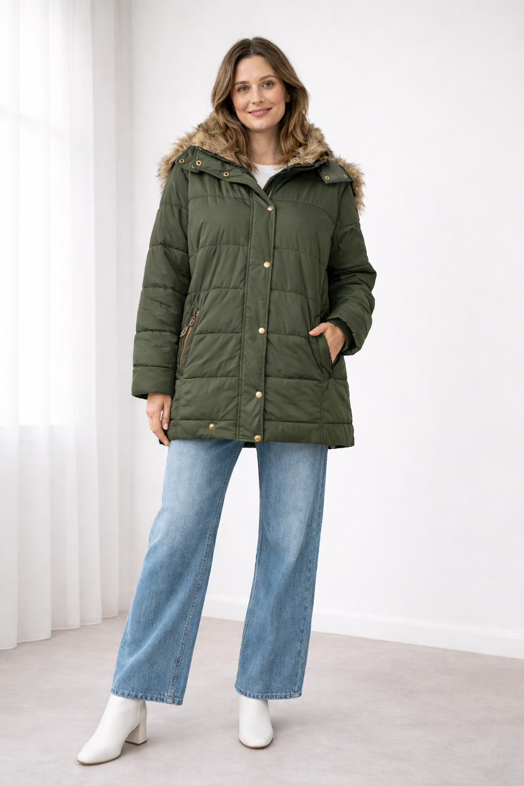 Cozy Quilted Hooded Jacket