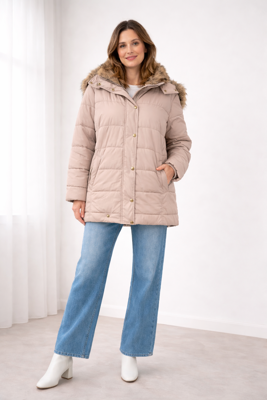 Cozy Quilted Hooded Jacket