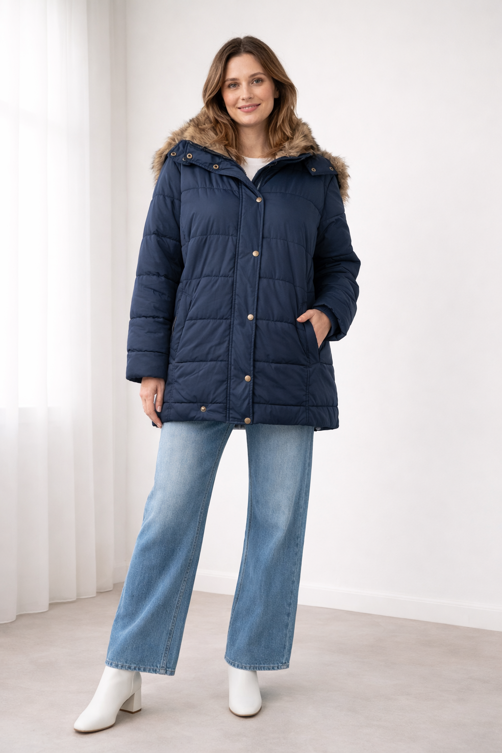 Cozy Quilted Hooded Jacket