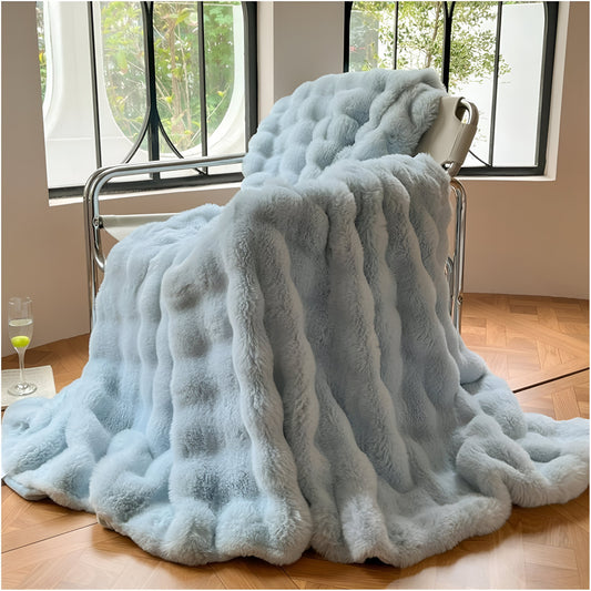 Soft, transportable throw blanket - Cozy comfort anywhere
