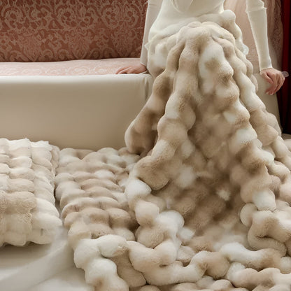 Soft, transportable throw blanket - Cozy comfort anywhere