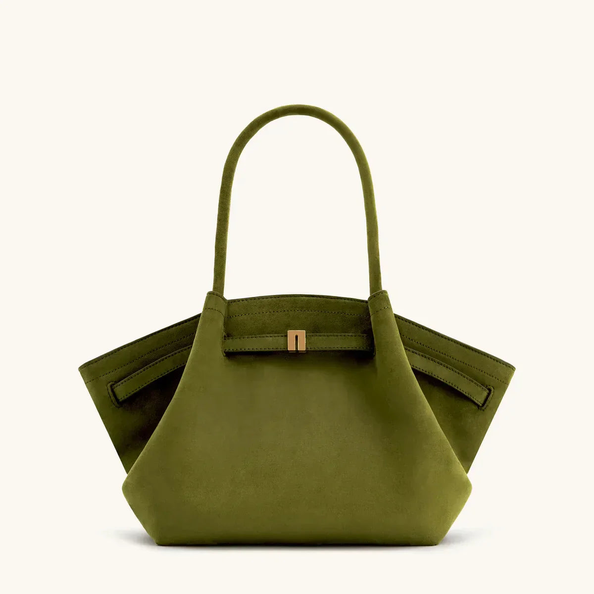 Elegant Black Faux Suede Shoulder Tote - Spacious & Stylish