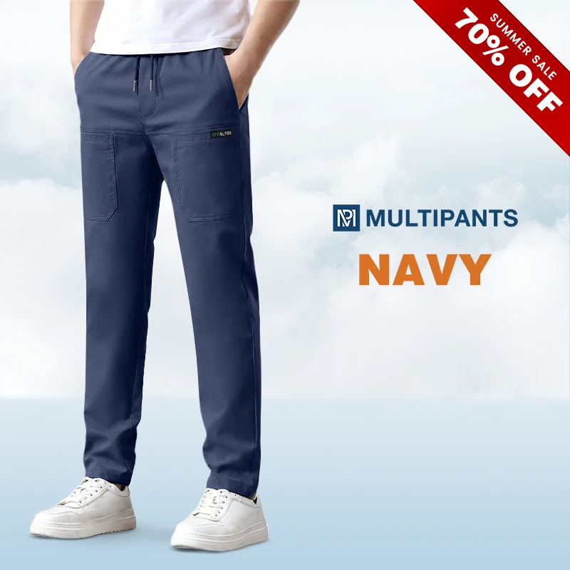 MultiPants - Men's High-Stretch Multi-Pocket Cargo Pants