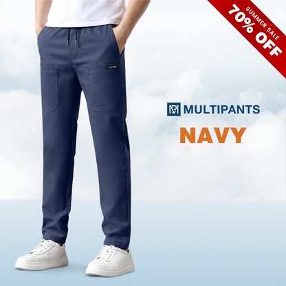 MultiPants - Men's High-Stretch Multi-Pocket Cargo Pants