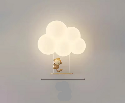 Enchanting Cloud Children's Wall Light for Kids' Rooms