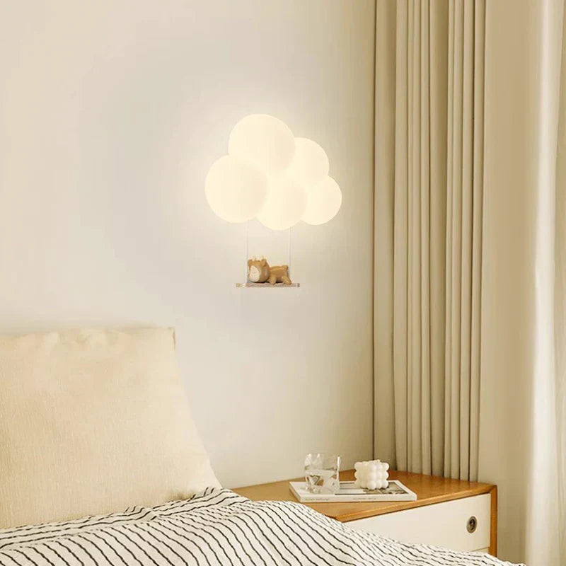 Enchanting Cloud Children's Wall Light for Kids' Rooms
