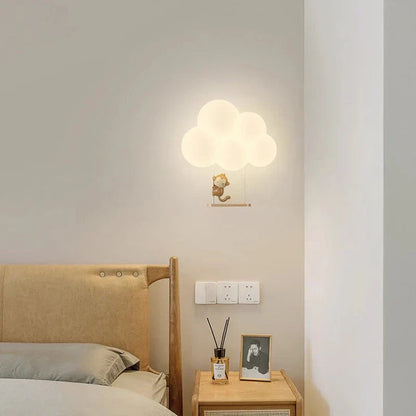 Enchanting Cloud Children's Wall Light for Kids' Rooms