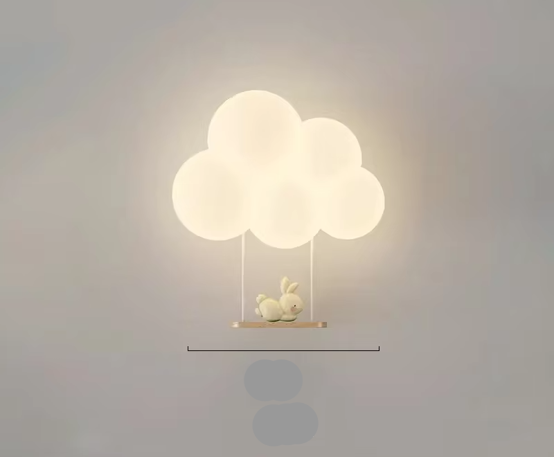 Enchanting Cloud Children's Wall Light for Kids' Rooms