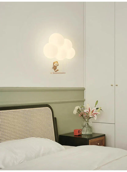 Enchanting Cloud Children's Wall Light for Kids' Rooms