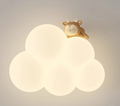 Enchanting Cloud Children's Wall Light for Kids' Rooms