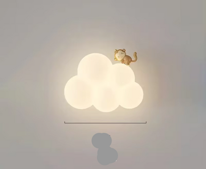 Enchanting Cloud Children's Wall Light for Kids' Rooms