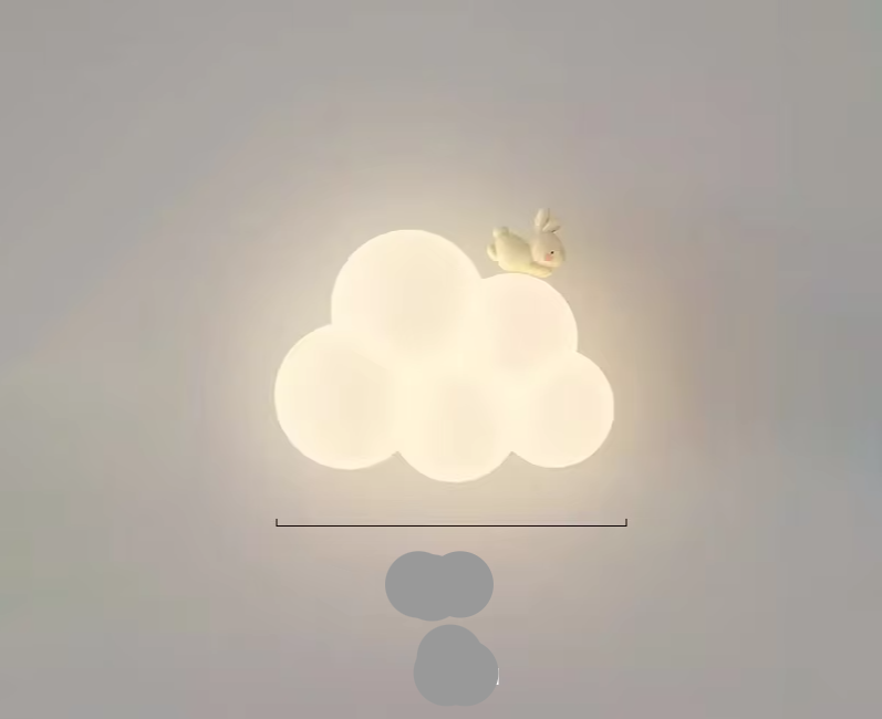 Enchanting Cloud Children's Wall Light for Kids' Rooms
