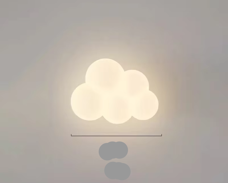 Enchanting Cloud Children's Wall Light for Kids' Rooms