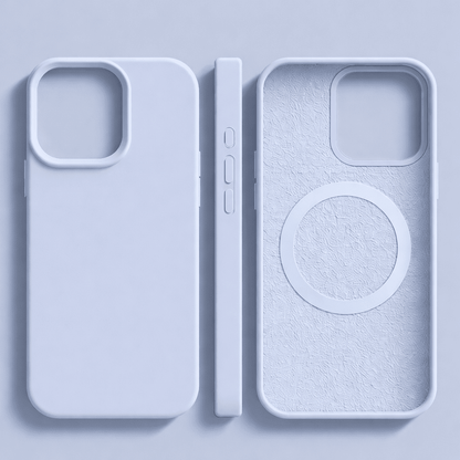 Magnetic Silicone iPhone Case - Soft Touch & MagSafe Compatible