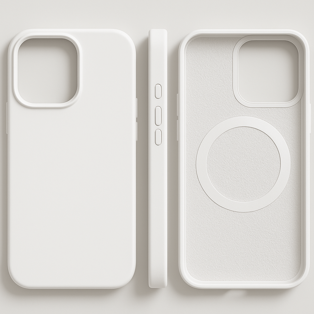 Magnetic Silicone iPhone Case - Soft Touch & MagSafe Compatible