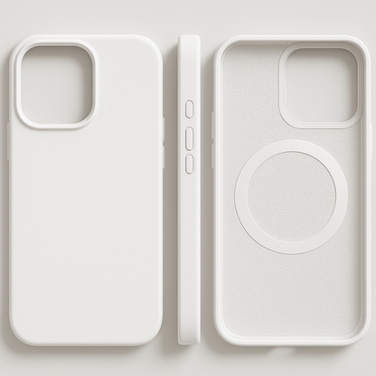 Magnetic Silicone iPhone Case - Soft Touch & MagSafe Compatible