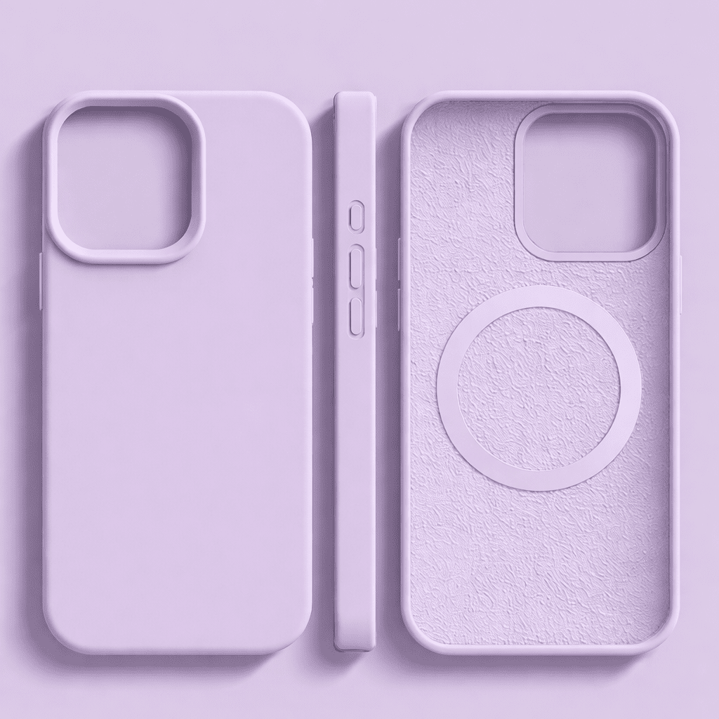 Magnetic Silicone iPhone Case - Soft Touch & MagSafe Compatible