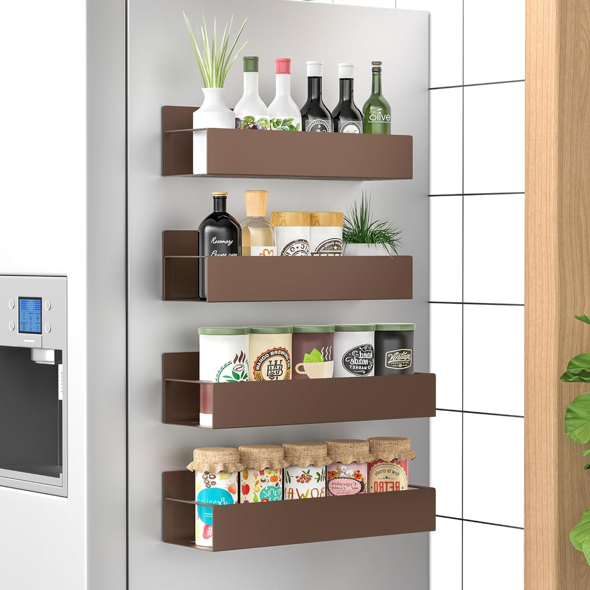 Magnetic Spice Rack Set of 4 – SpiceGrip