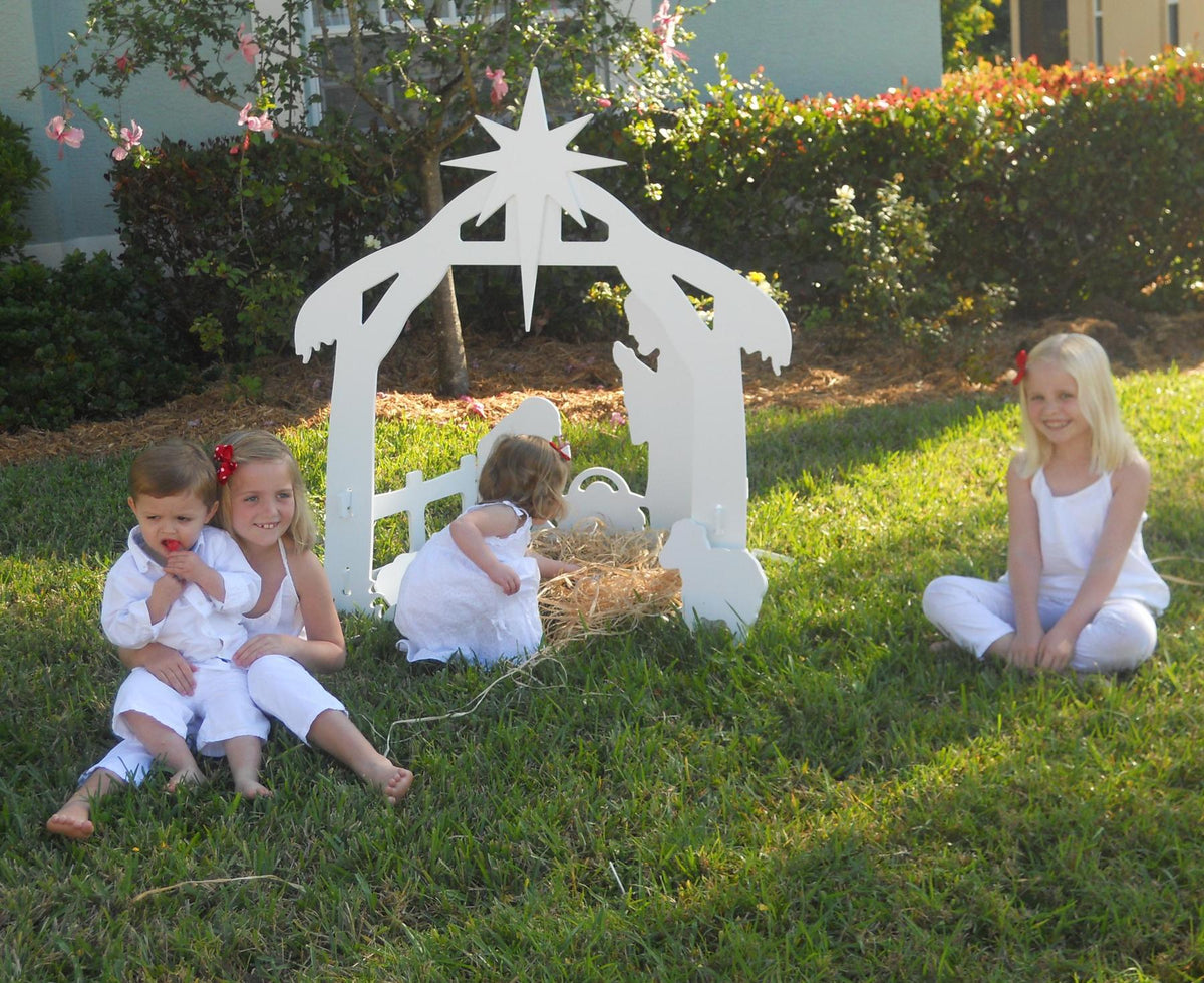 MajesticNativity | Outdoor Holiday Stable Display