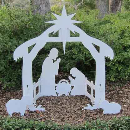 MajesticNativity | Outdoor Holiday Stable Display