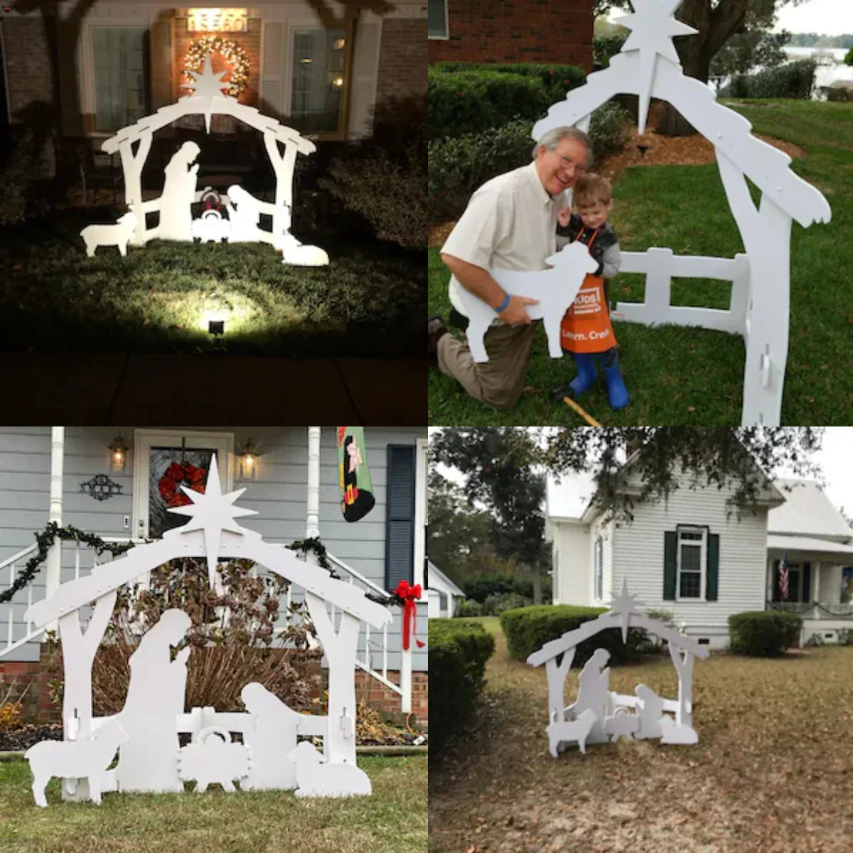 MajesticNativity | Outdoor Holiday Stable Display